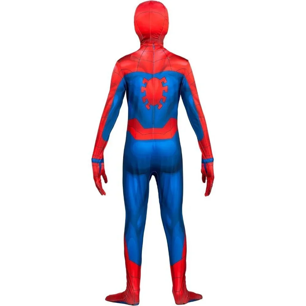 Marvel Spider-Man Official Youth Deluxe Two-Way Stretch Spandex Zentai Costume
